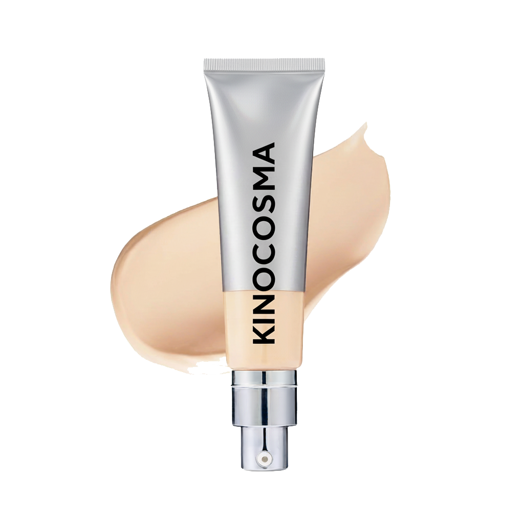 KINOCOSMA CC+ Cream Foundation bottle - Full-coverage foundation with SPF 50+